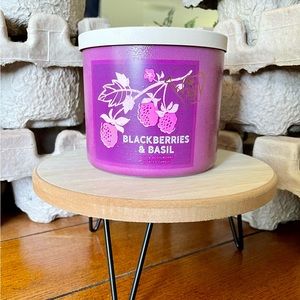 Blackberries & Basil 🌿 3 Wick Candle BBW